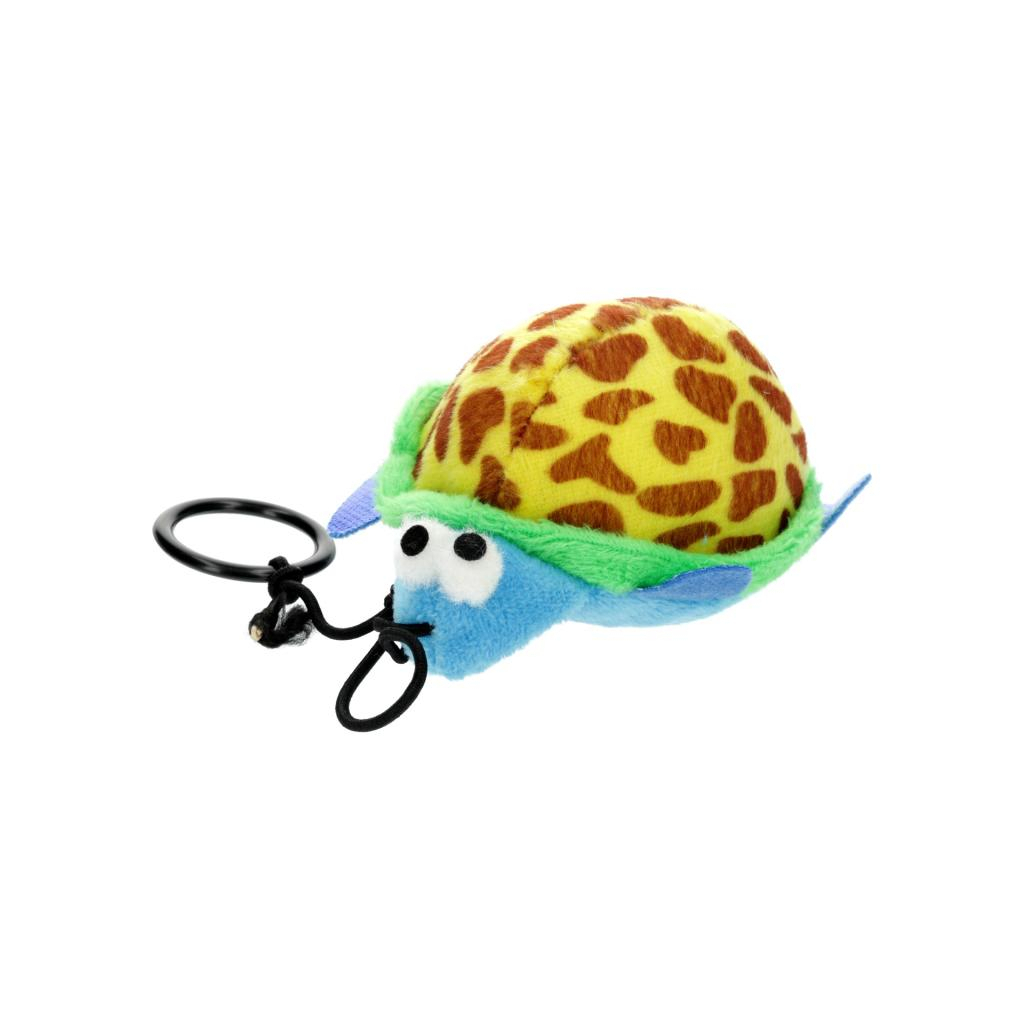Іграшка для котів Hippie Pet Черепашка з мотузкою синя 10 см (HIPCT2304010)