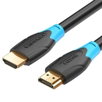 Кабель мультимедійний HDMI M to HDMI M 1.0m black VENTION (AACBF)