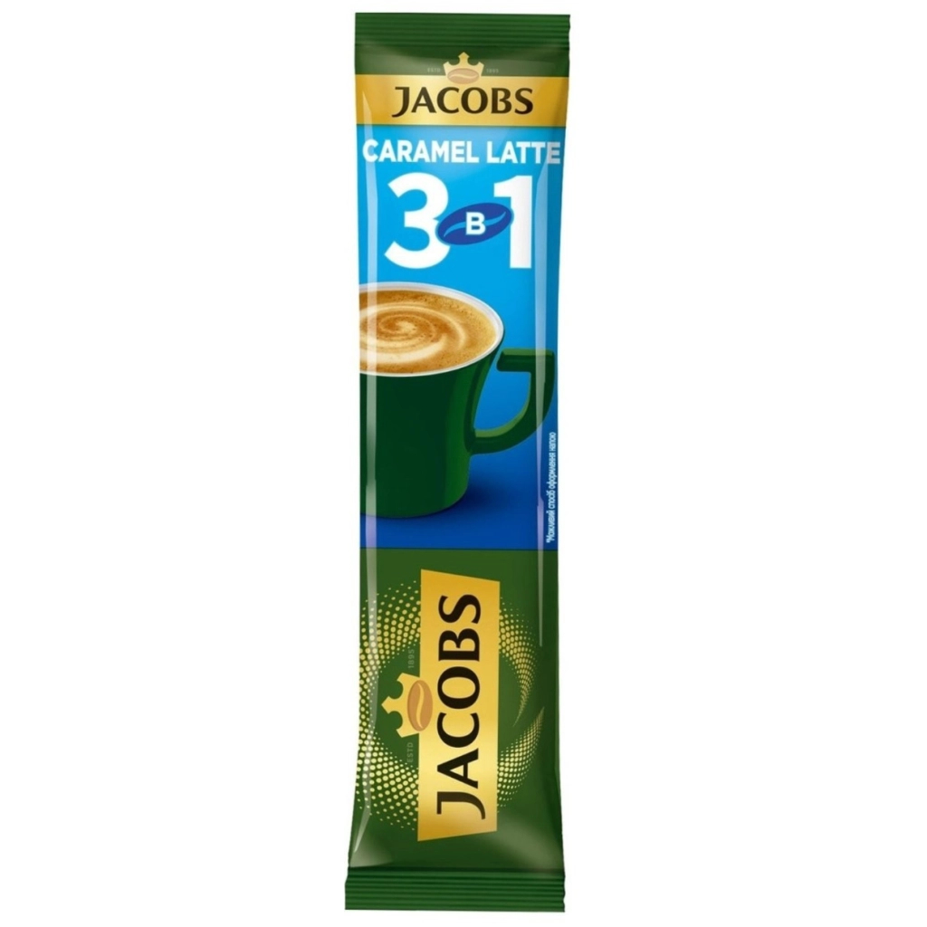 Кава Jacobs 3в1 Карамель Латте 12.3 г (prpj.90571) Кава Jacobs 3в1 Карамель Латте 12.3 г (prpj.90571)