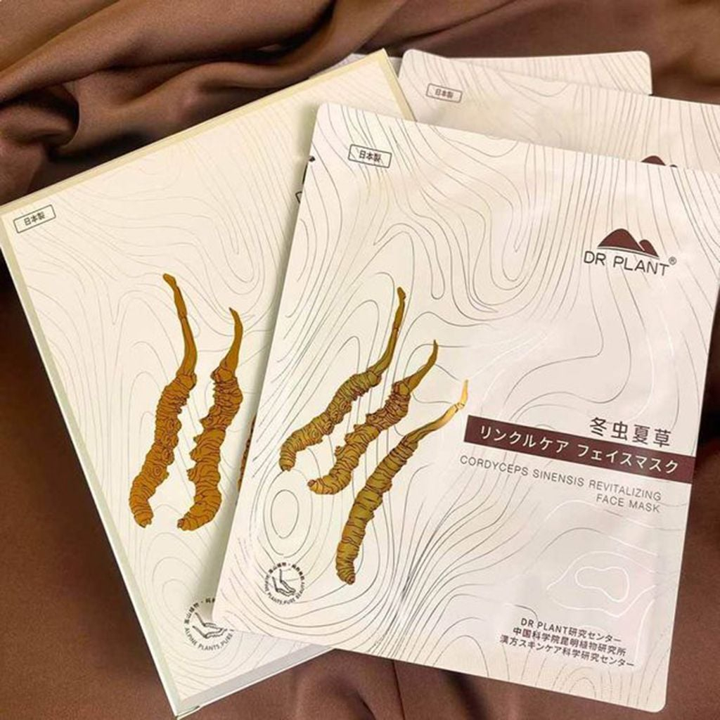 Маска для обличчя Dr. Plant Cordyceps Sinensis Revitalizing and Nourishing Mask Відновлююча Живильна 1 шт (6959436315971)
