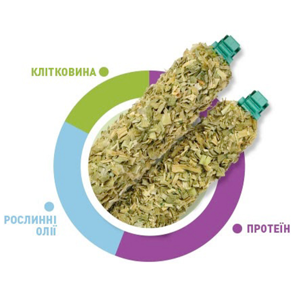 Ласощі для гризунів Padovan для карликових кроликів, шиншил і морських свинок 100 г (8001254003481)