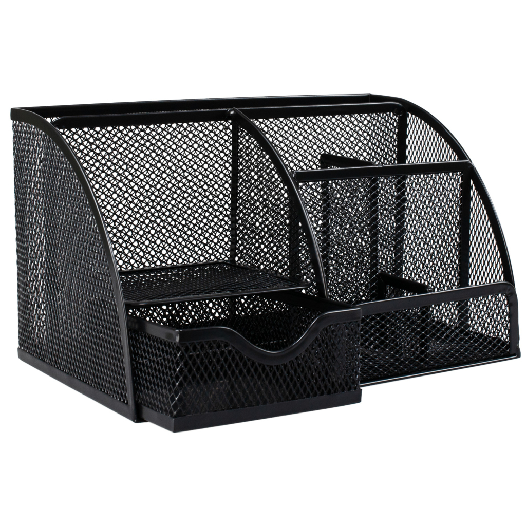 Настільний набір H-Tone металевий, 22 х 14 х 13 см, чорний (JJ41220) Настільний набір H-Tone металевий, 22 х 14 х 13 см, чорний (JJ41220)