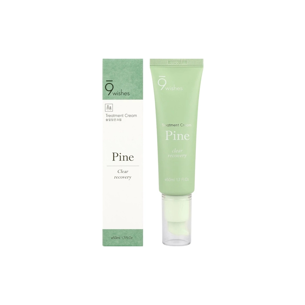 Крем для обличчя 9Wishes Pine Treatment Заспокійливий 50 мл (8809429958112)