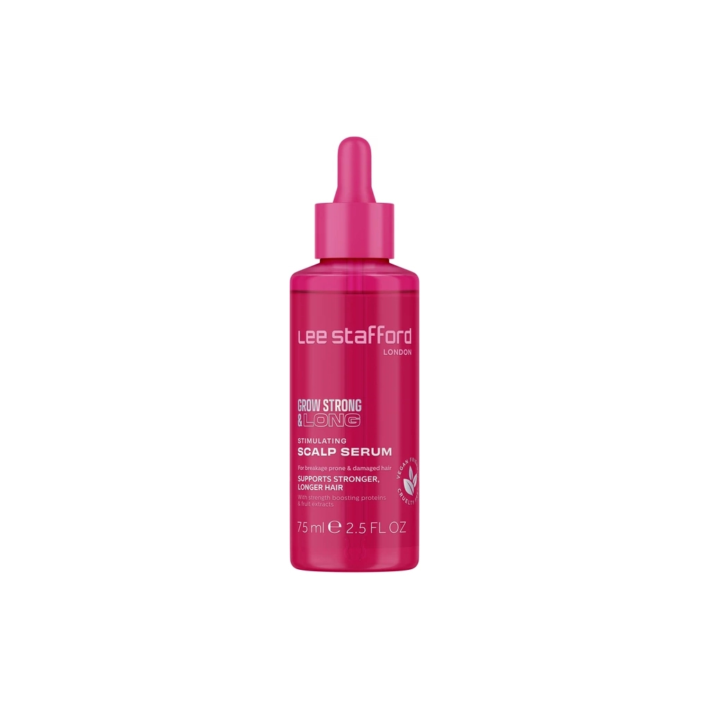 Сироватка для волосся Lee Stafford Grow Strong & Long Stimulating Scalp Serum Стимулююча для шкіри голови 75 мл (5060282706538)