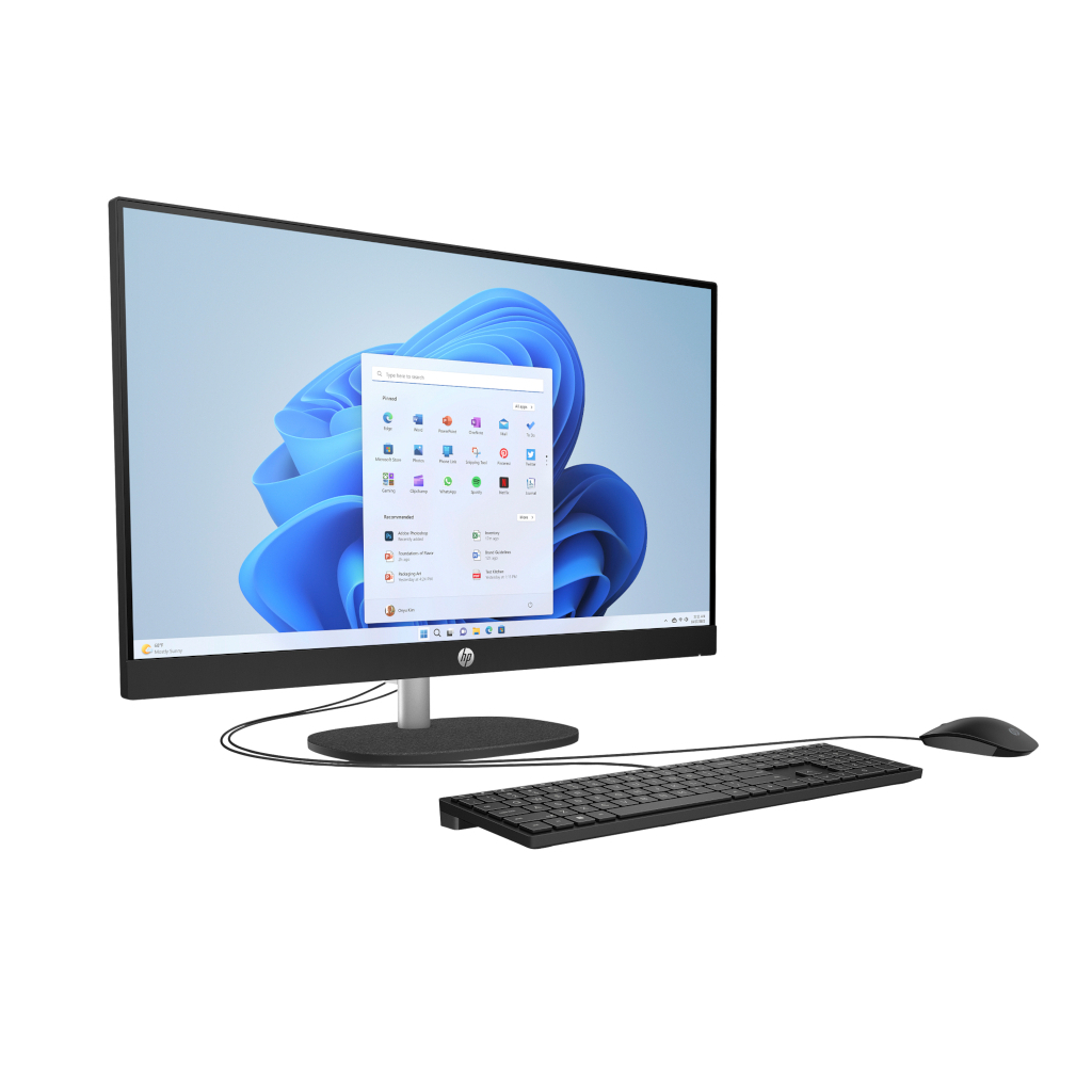 Комп'ютер HP 27-cr0036ua AiO / Ryzen5 7520U, 16, 1TB, Cam, кл+м (D3SB4EA)