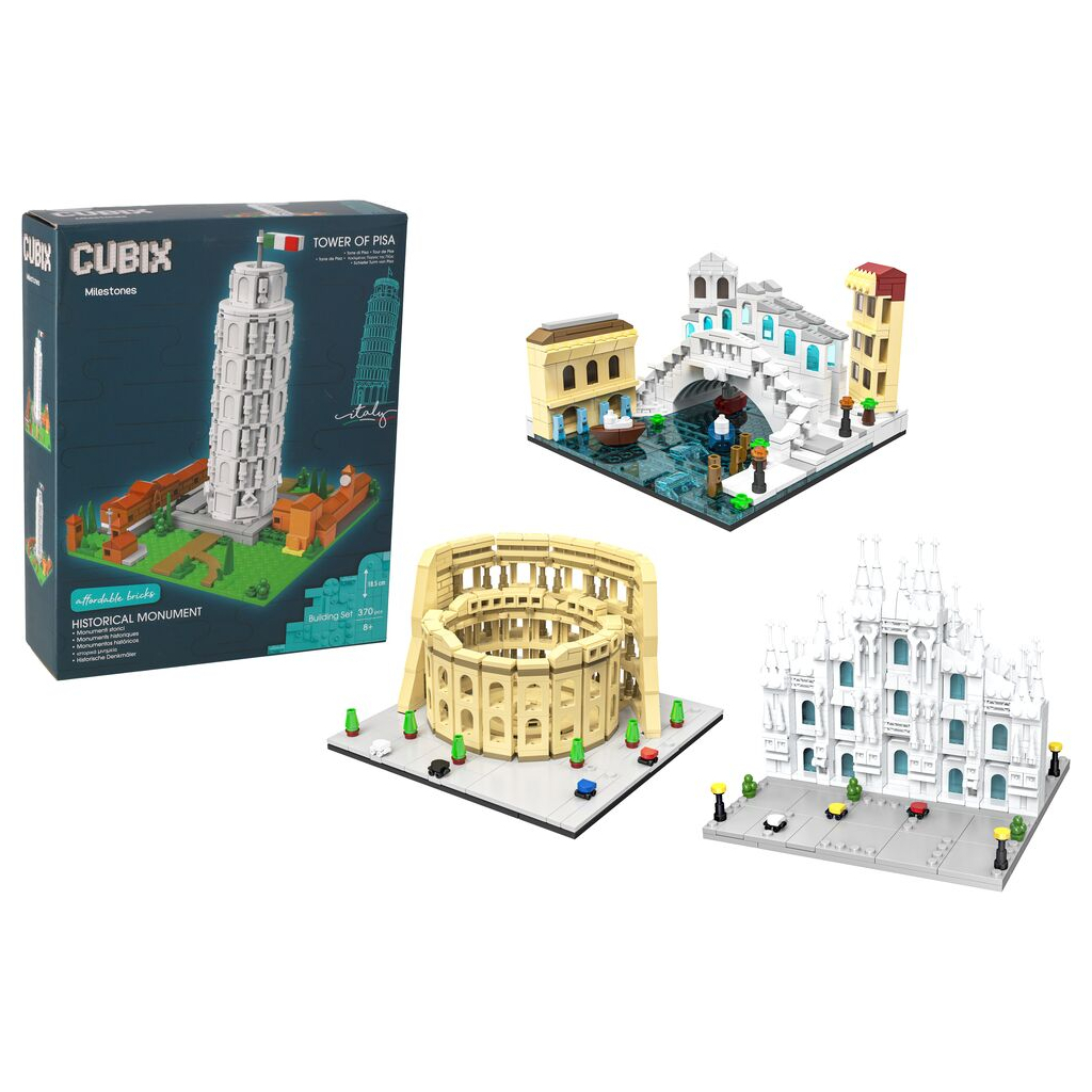 Конструктор Cubix Визначні місця Італії, Пізанська вежа (42896/2) Конструктор Cubix Визначні місця Італії, Пізанська вежа (42896/2)
