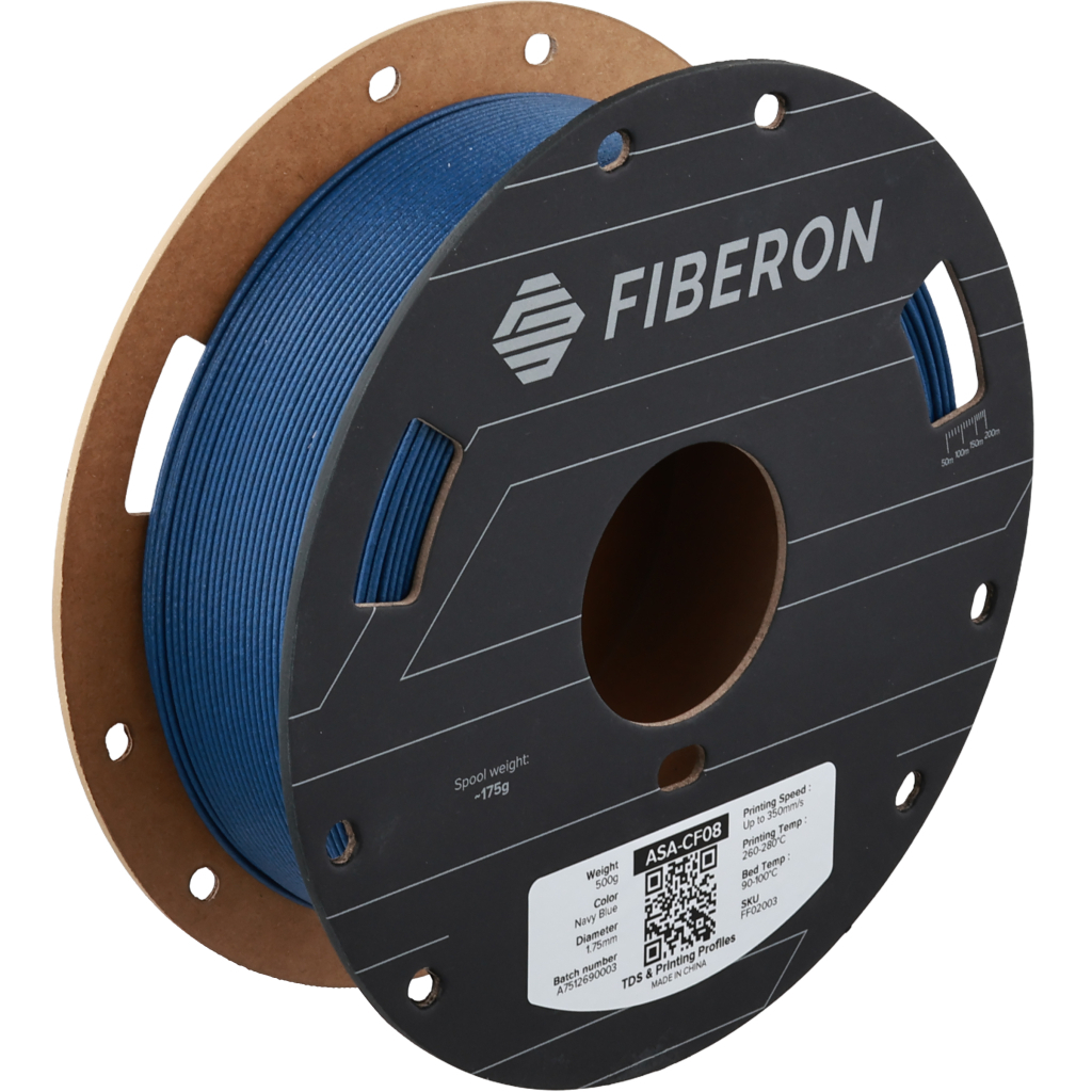 Пластик для 3D-принтера Polymaker ASA-CF08 Fiberon 1,75mm 0,5kg Navy Blue (FF02003)