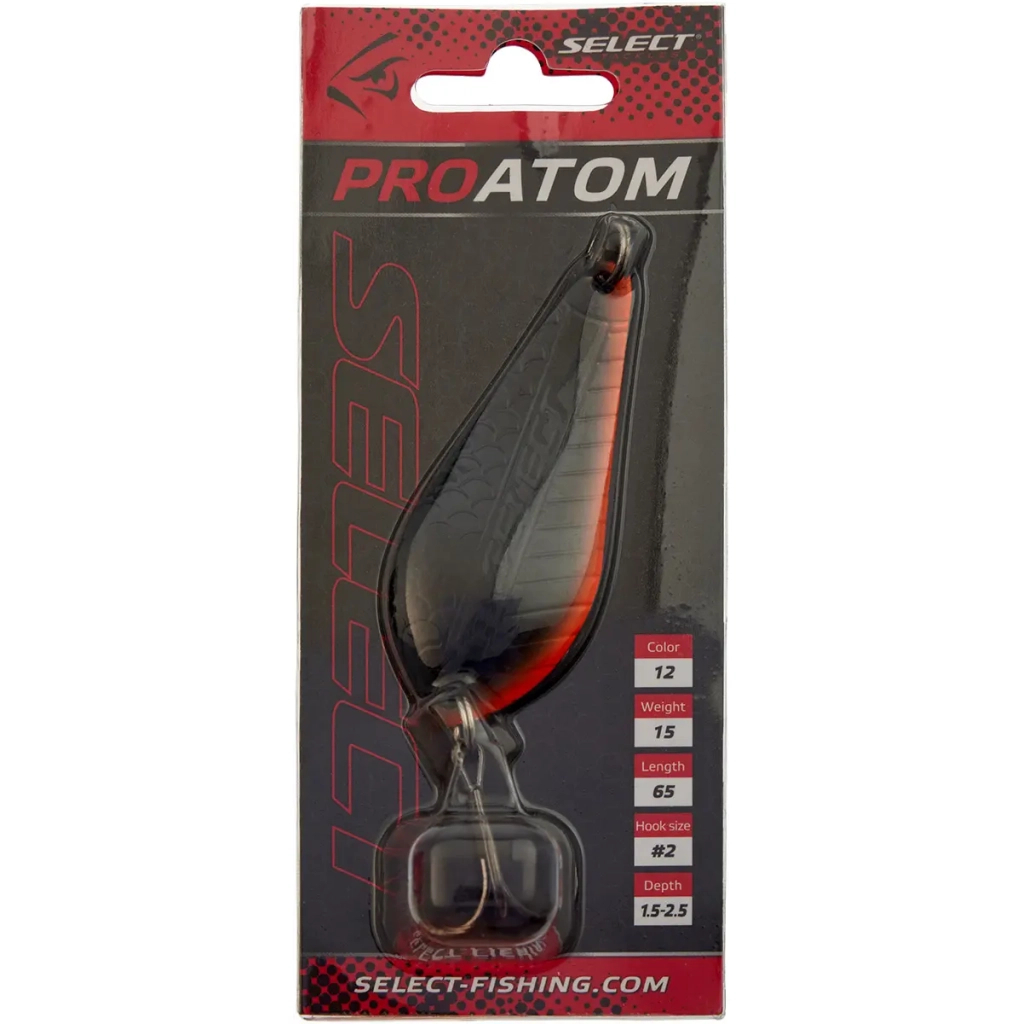 Блешня Select ProAtom 15.0g 65mm 12 (1870.68.42) Блешня Select ProAtom 15.0g 65mm 12 (1870.68.42)