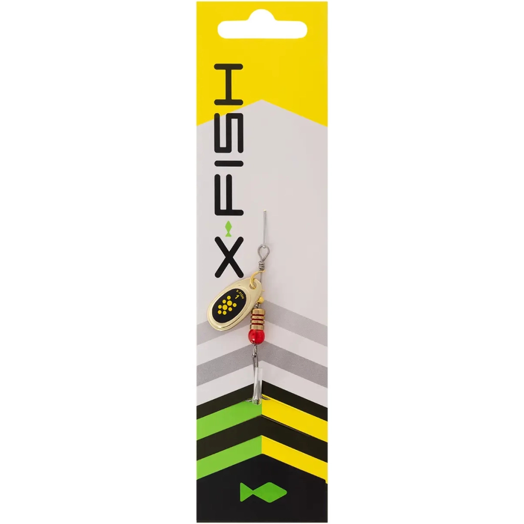 Блешня X-Fish Spike 2.5g 1 Gold black lime (1917.06.32) Блешня X-Fish Spike 2.5g 1 Gold black lime (1917.06.32)