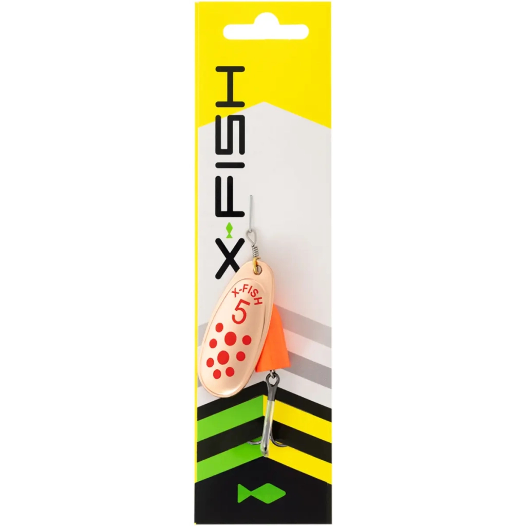 Блешня X-Fish Wolf 12,5g 5 Copper fire tiger (1917.05.68) Блешня X-Fish Wolf 12,5g 5 Copper fire tiger (1917.05.68)