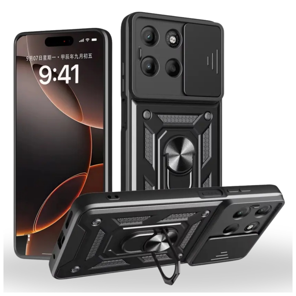 Чохол до мобільного телефона BeCover Military Motorola Moto G57 Power Black (715514)