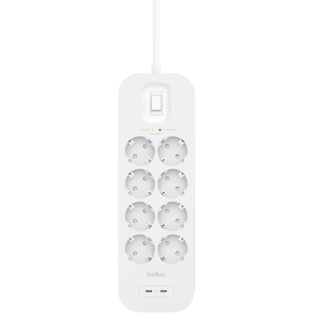 Мережевий фільтр живлення Belkin SRB004VF2M-V2 Мережевий фільтр живлення Belkin SRB004VF2M-V2