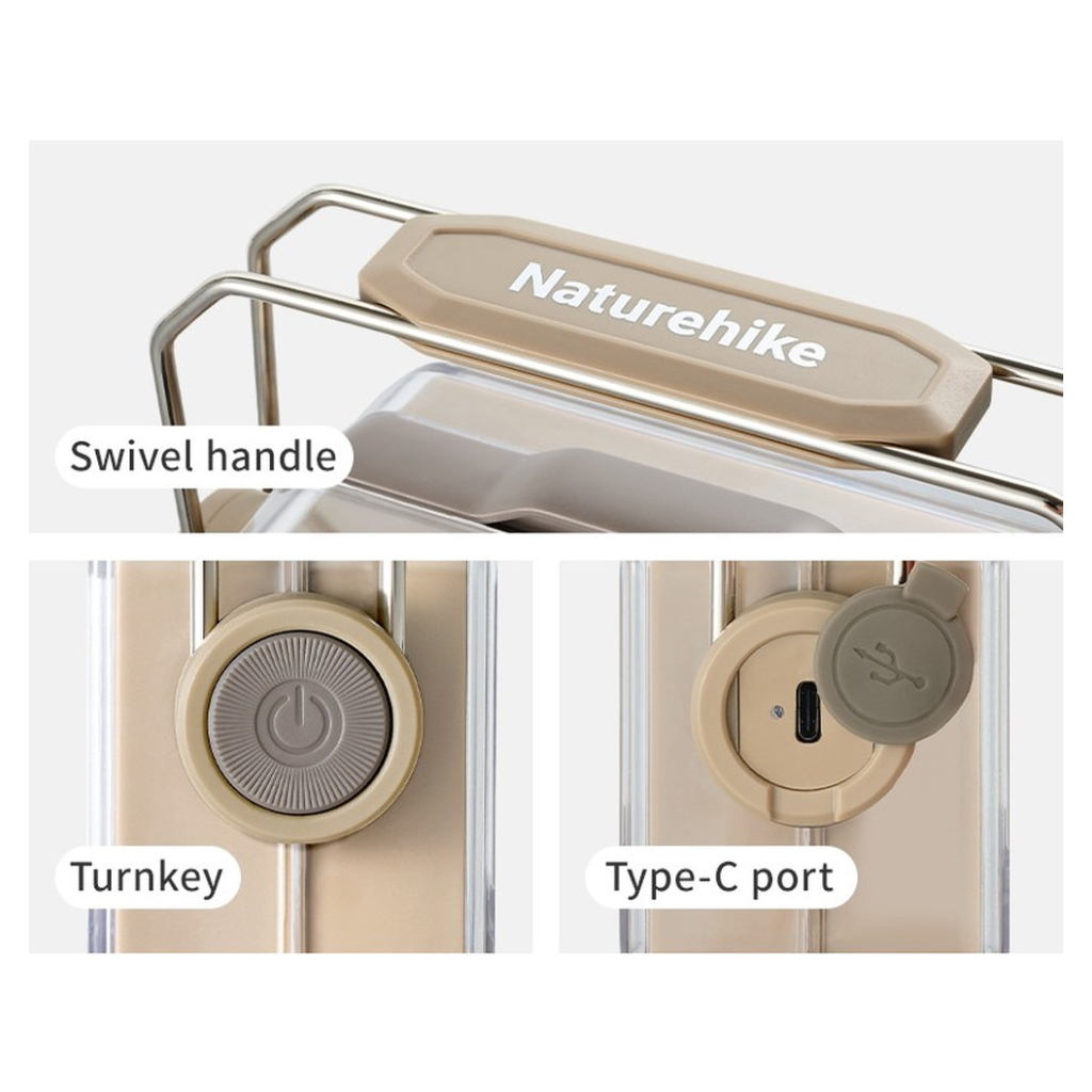 Ліхтар Naturehike Антимоскітний CNK2550ZM013, бежевий (6977465867667) Ліхтар Naturehike Антимоскітний CNK2550ZM013, бежевий (6977465867667)