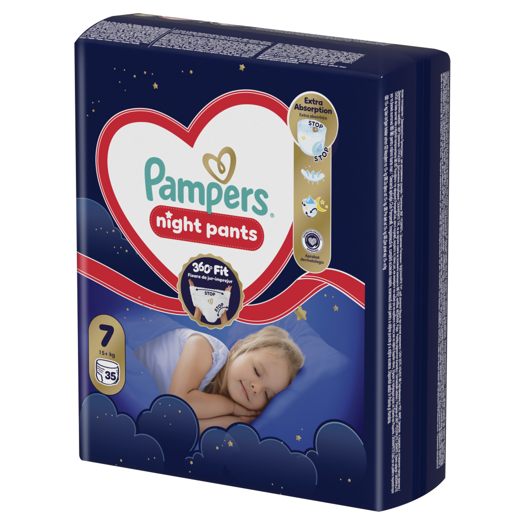Підгузки Pampers Night Pants Розмір 7 (15+ кг) 35 шт (8006530320573) Підгузки Pampers Night Pants Розмір 7 (15+ кг) 35 шт (8006530320573)