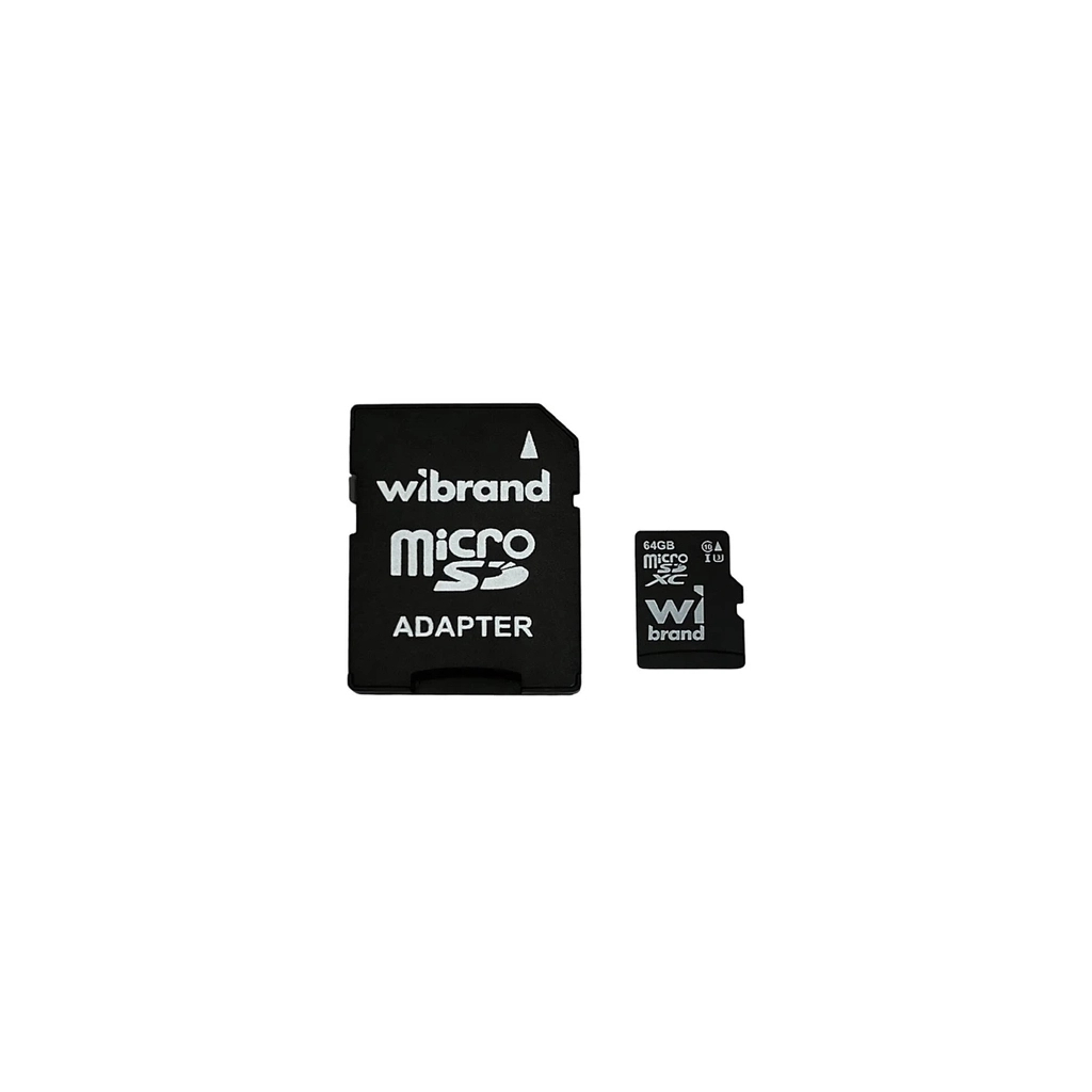 Карта пам'яті Wibrand 64GB mictoSD class 10 UHS-II (U3) V10 Read 80/Write 30 (WICDXU3/64GB-A) Карта пам'яті Wibrand 64GB mictoSD class 10 UHS-II (U3) V10 Read 80/Write 30 (WICDXU3/64GB-A)