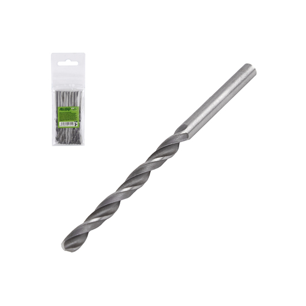 Свердло Alloid Base, по металу, HSS, 4.0мм, 10шт. (DB-4241040) Свердло Alloid Base, по металу, HSS, 4.0мм, 10шт. (DB-4241040)