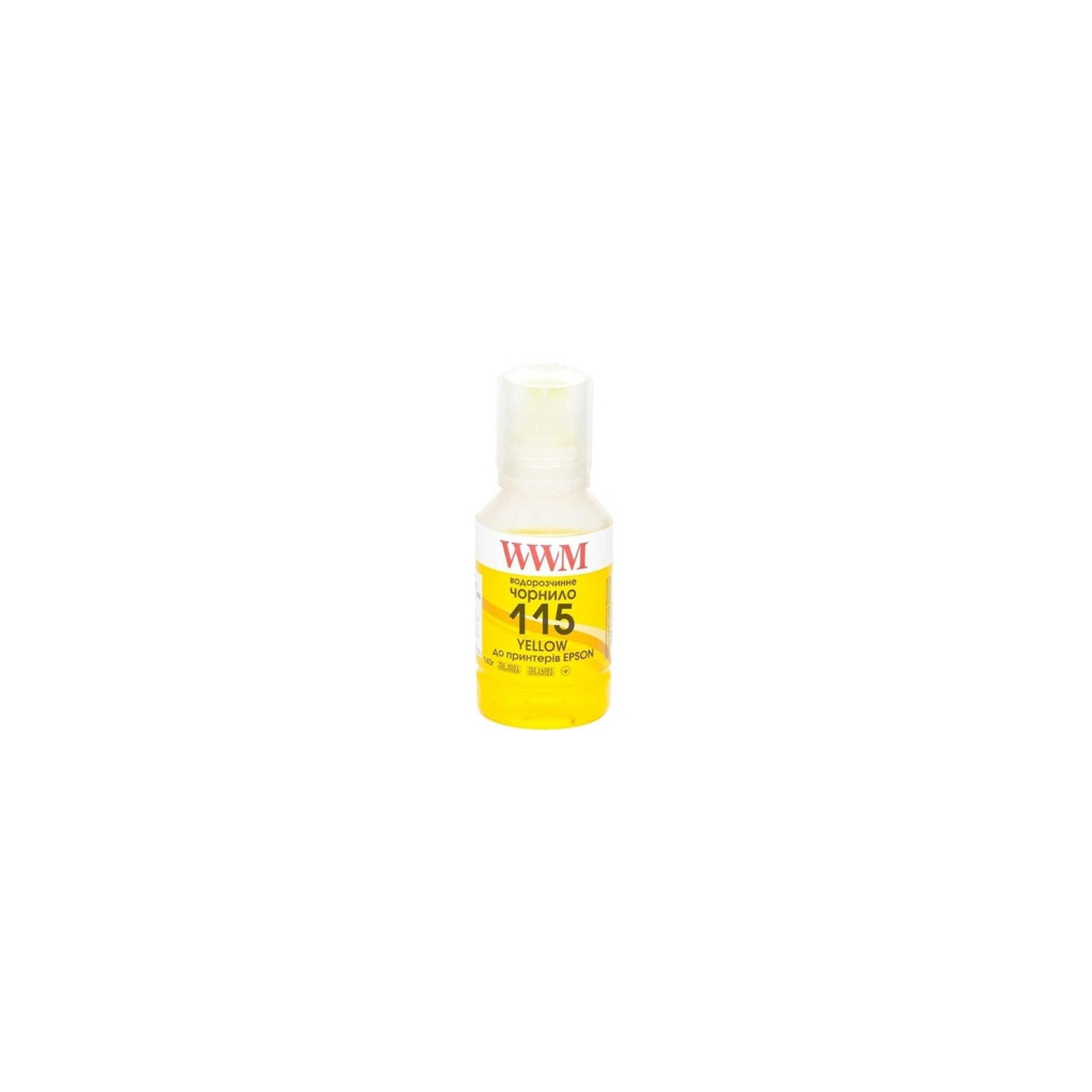 Чорнило WWM Epson L8160/L8180 140г Yellow (E115Y) KeyLock (E115Y-WWM)