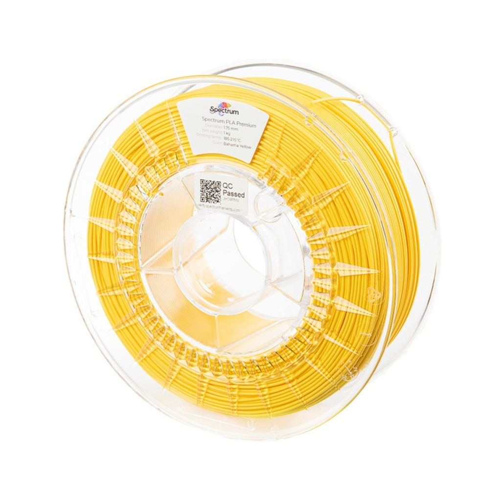Пластик для 3D-принтера Spectrum PLA Premium 1.75mm 1kg Yellow, Bahama (80020)