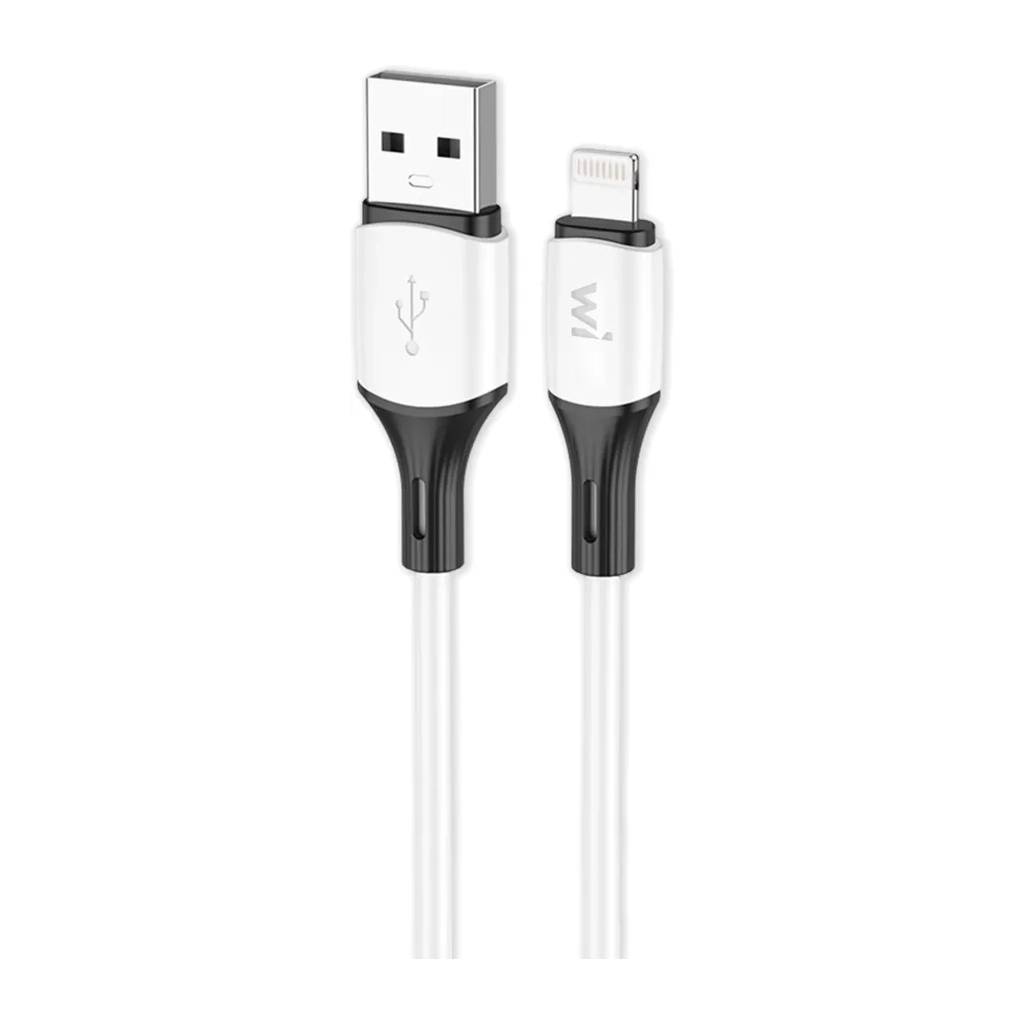 Дата кабель USB 2.0 AM to Lightning 1.0m silicone white Wibrand (WI.DC/MA1W-UL) Дата кабель USB 2.0 AM to Lightning 1.0m silicone white Wibrand (WI.DC/MA1W-UL)
