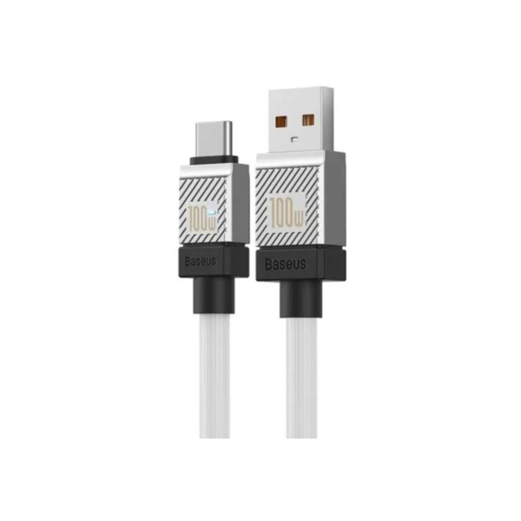 Дата кабель USB AM to USB-C 1.0m 100W white Baseus (CAKW000602) Дата кабель USB AM to USB-C 1.0m 100W white Baseus (CAKW000602)