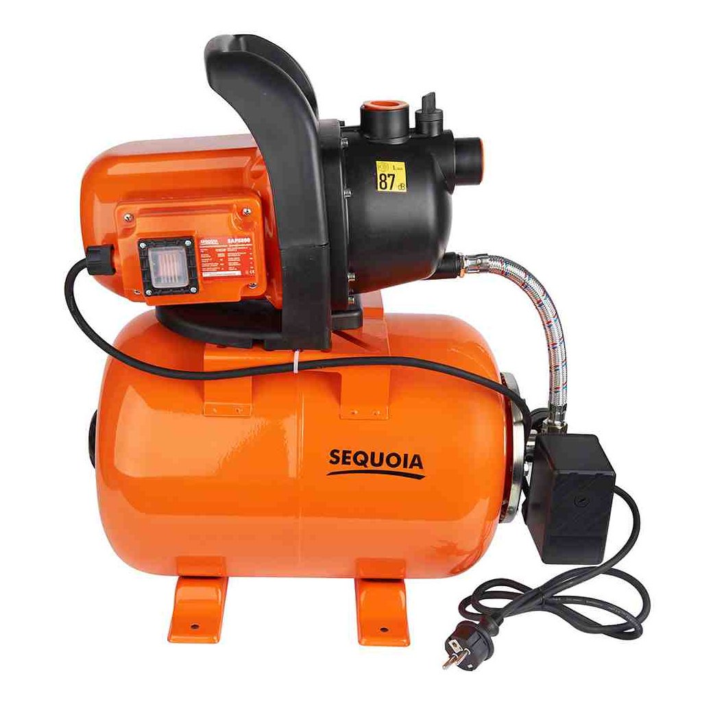 Насосна станція SEQUOIA 0.8kW, для чистої води, 3400л/год (SAPS800-B) Насосна станція SEQUOIA 0.8kW, для чистої води, 3400л/год (SAPS800-B)