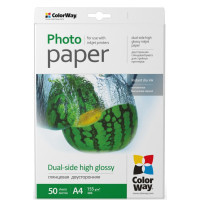 Фотопапір ColorWay A4 155г Glossy 50ст. (PGD155050A4)