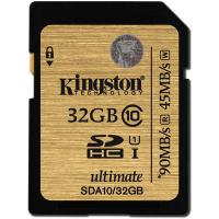 Карта пам'яті Kingston 32Gb Ultimate SDHC class 10 UHS-I (SDA10/32GB)