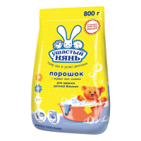 Пральний порошок Ушастый нянь для дитячої білизни 800 г (4820026412856)