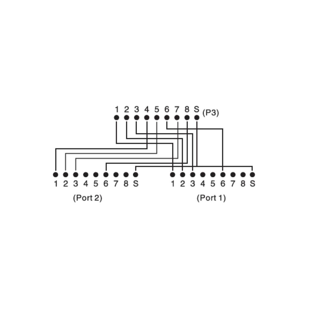 Розгалужувач Digitus витой пары, STP, cat.5e, 1x2RJ-45 (DN-93904) Розгалужувач Digitus витой пары, STP, cat.5e, 1x2RJ-45 (DN-93904)