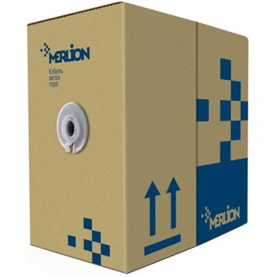 Network cable Merlion UTP 305m KPV-VP (100) 4P 24AWG, cat.5e [СУ] (09009)