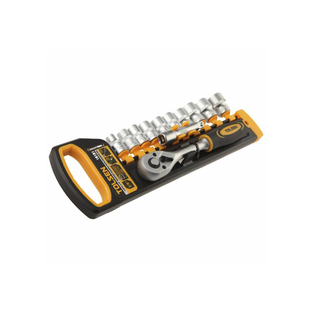 Набір торцевих головок торцевих 3/8" 12 шт "ПРОФІ" Tolsen (15151)