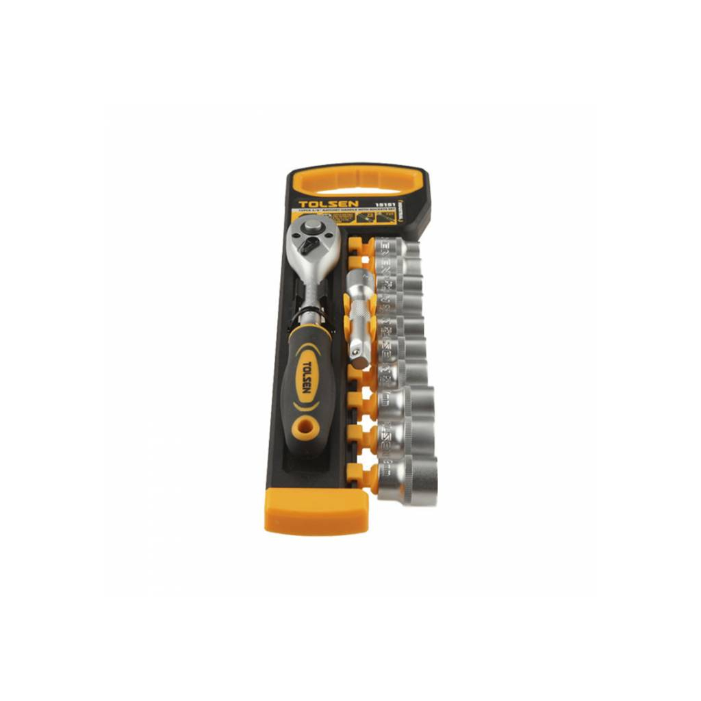 Набір торцевих головок торцевих 3/8" 12 шт "ПРОФІ" Tolsen (15151)