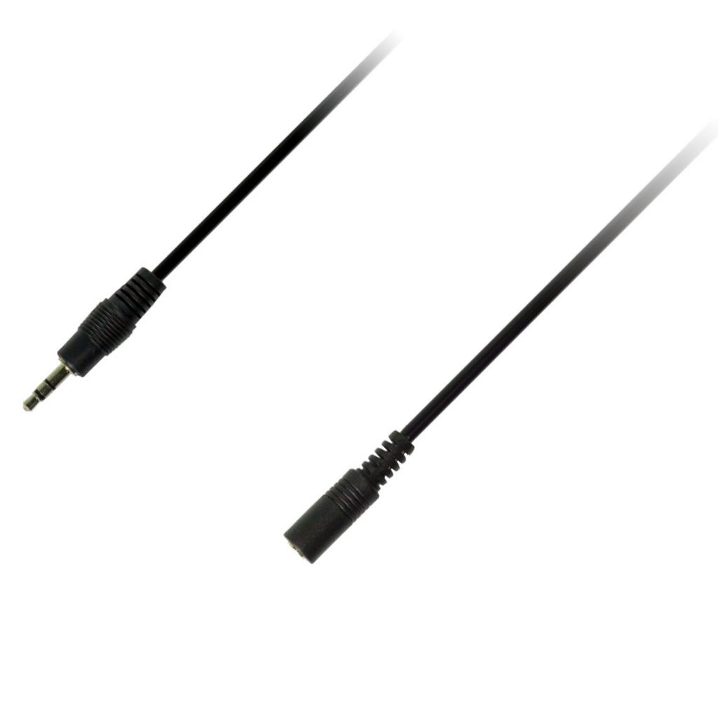 Кабель мультимедійний 3.5mm M to 3.5mm F 1.5m Piko (1283126473937)