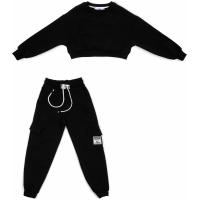 Спортивний костюм дитячий A-Yugi трикотажний (7036-K-146G-black)