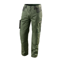Штани робочі Neo Tools CAMO Olive, розмір S (48), 255 г/м2,кишені та петлі для інст (81-222-S)
