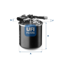 Fuel filter UFI 24.151.00