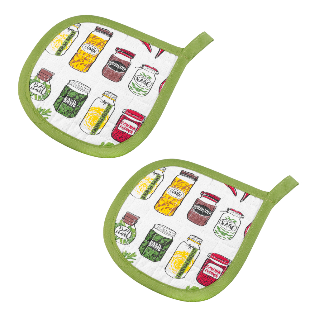 Кухонна прихватка Home Line Набір Спеції (салатовий) 20х20см (163502) Кухонна прихватка Home Line Набір Спеції (салатовий) 20х20см (163502)