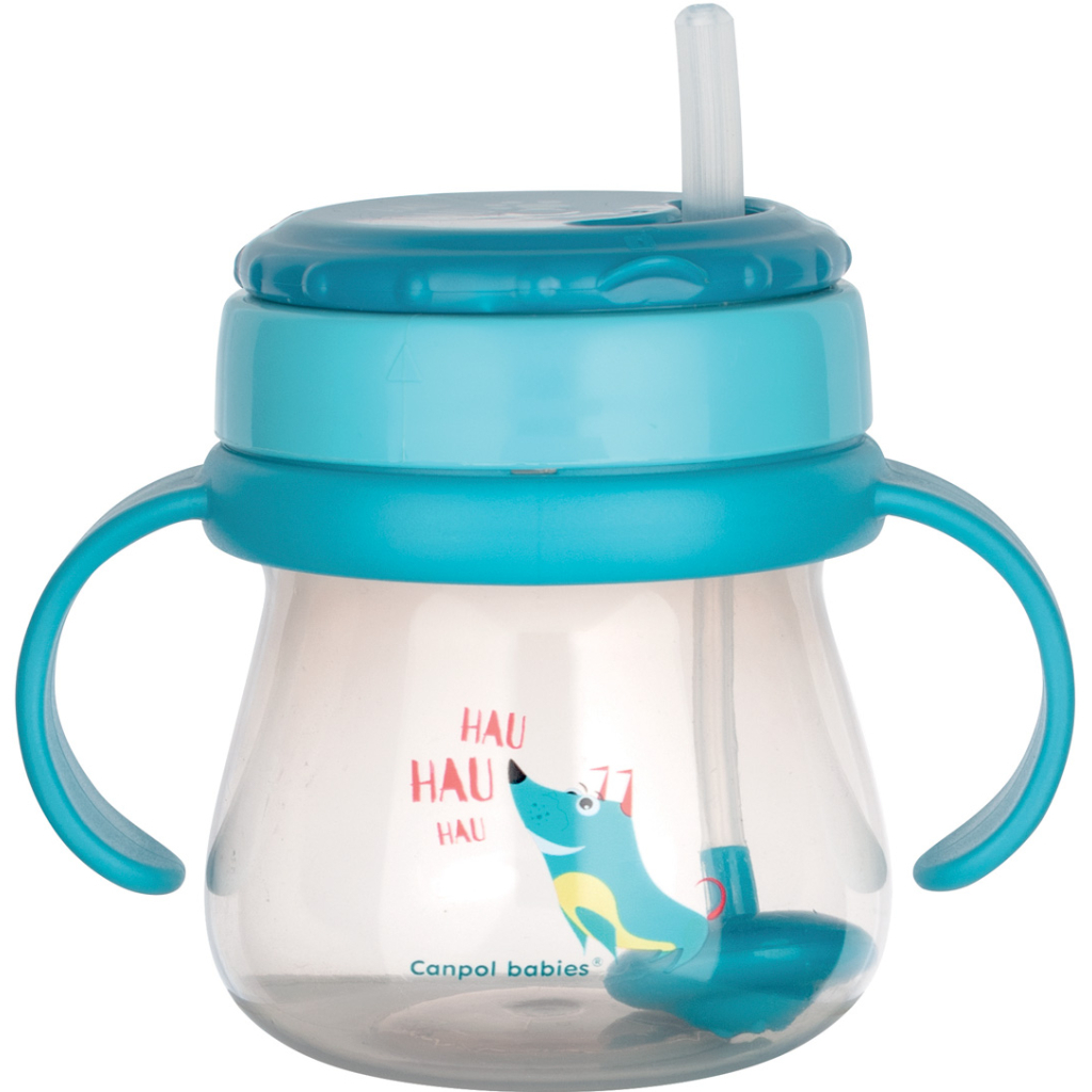 Поїльник-непроливайка Canpol babies зі складаною силіконов трубочкою з обважнювачем 250 мл (56/517) Поїльник-непроливайка Canpol babies зі складаною силіконов трубочкою з обважнювачем 250 мл (56/517)