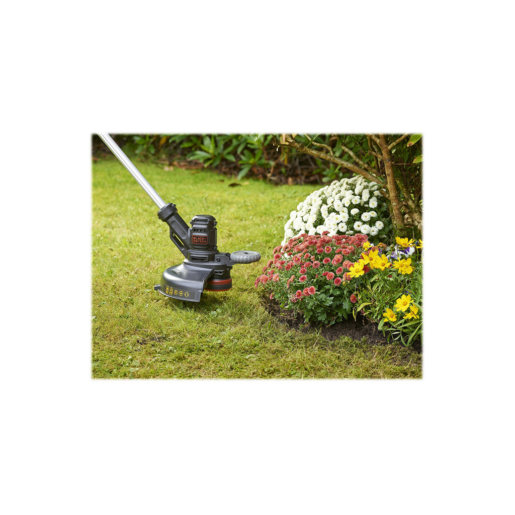 Тример садовий Black&Decker 0.55 кВт, ширина косіння 30 см, 7500 об/хв, вага 2.6 кг (BESTE630)