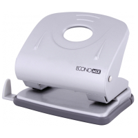 Economix hole punch with a ruler of 30 sheets Silver (E40132)