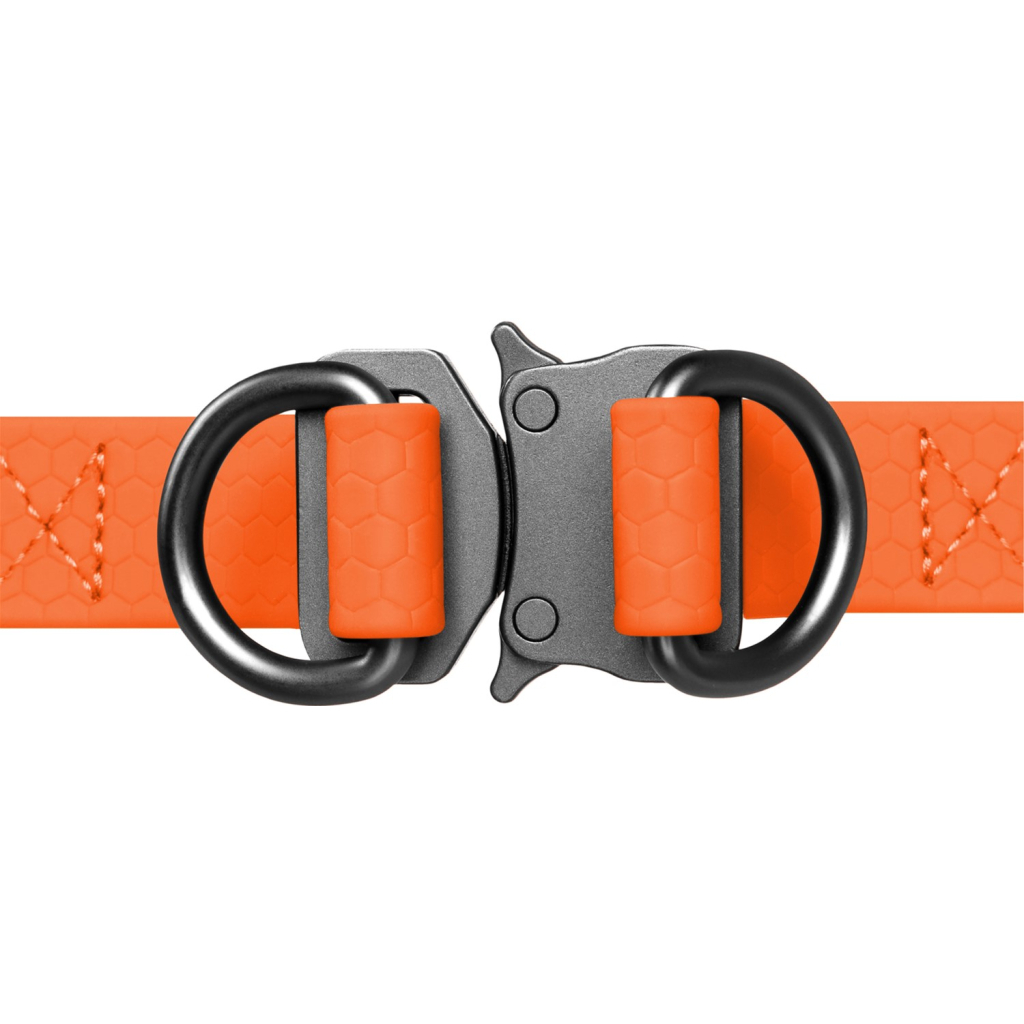 Шлея для собак WAUDOG Waterproof з QR-паспортом S Ш 15 мм Д 40-55 см помаранчева (27644)