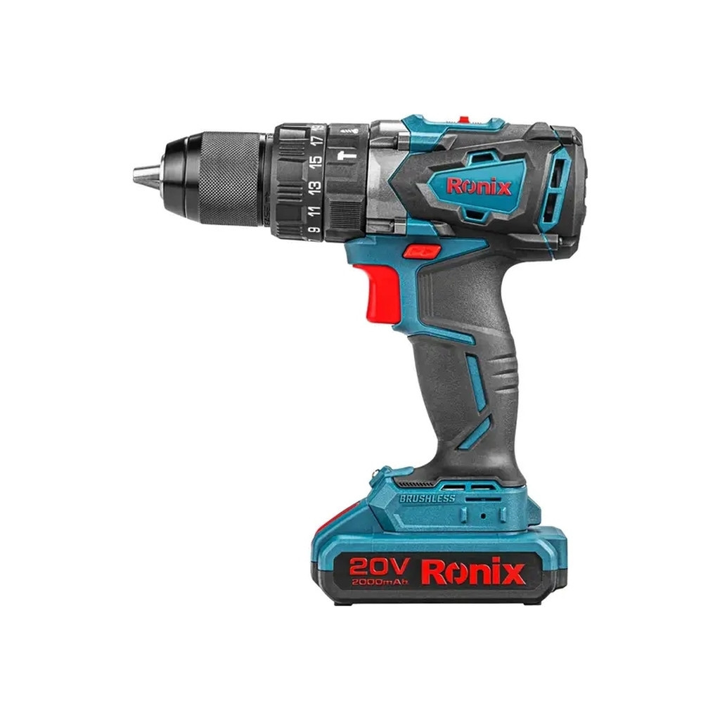 Шуруповерт Ronix ударний акумуляторний 20В, 2Ah х 2 (8905K)