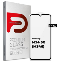 Скло захисне Armorstandart Pro Samsung M34 5G (M346) Black (ARM69578)