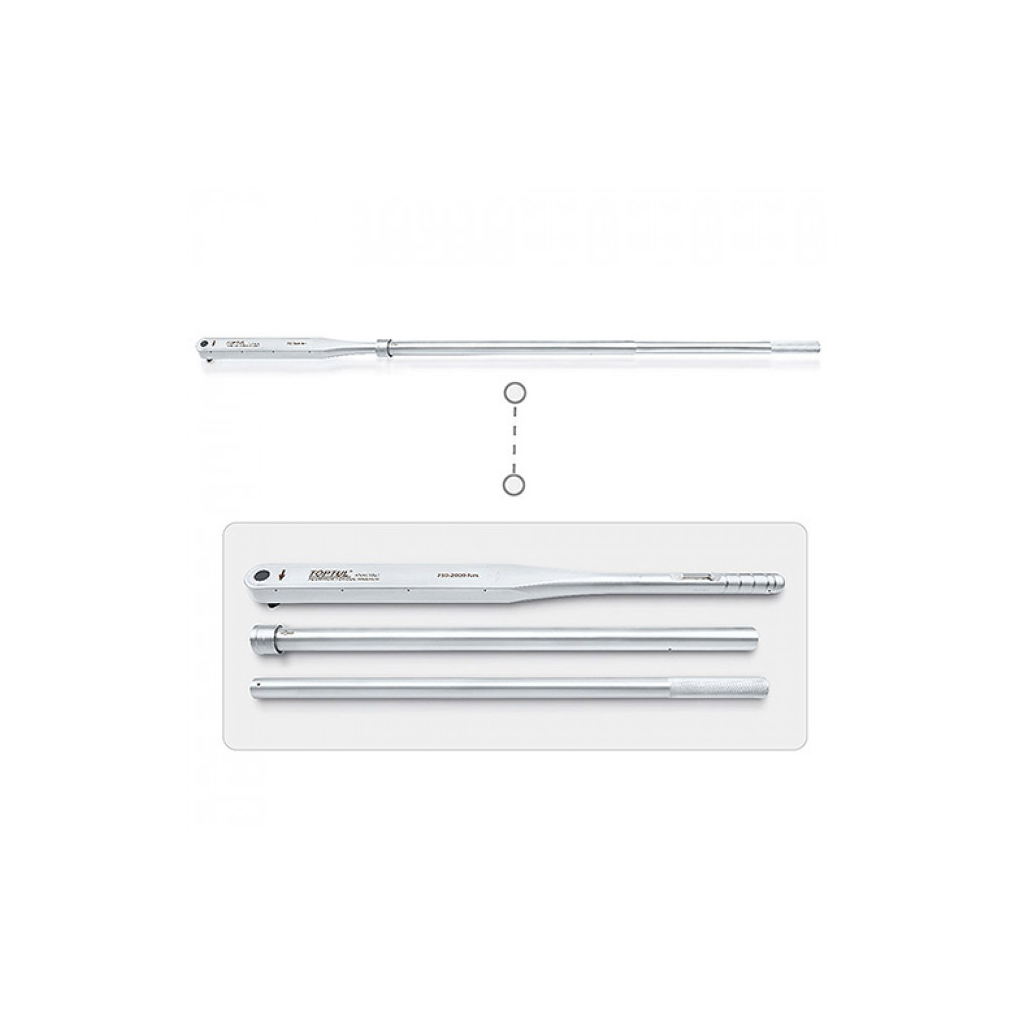 Ключ Toptul динамометричний 1"x950-2350мм 750-2000Nm алюмінієвий (ANAQ32B0)