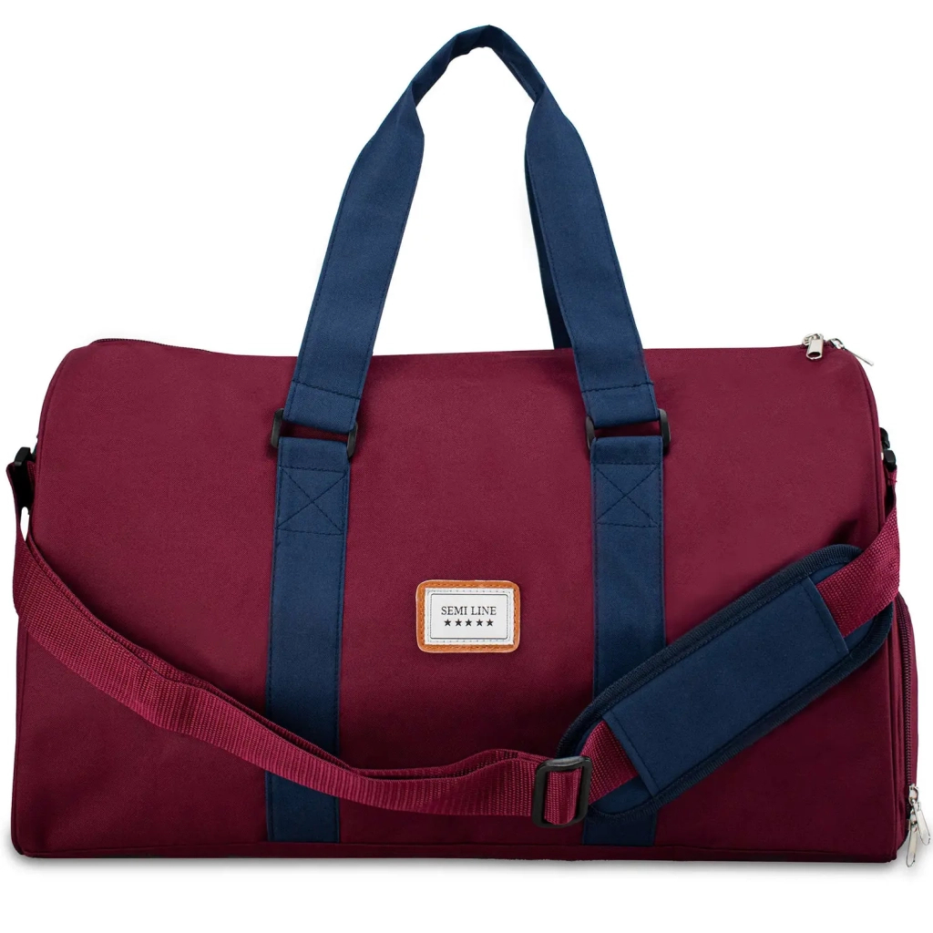 Дорожня сумка Semi Line 42 Dark Red (A3031-1) Дорожня сумка Semi Line 42 Dark Red (A3031-1)
