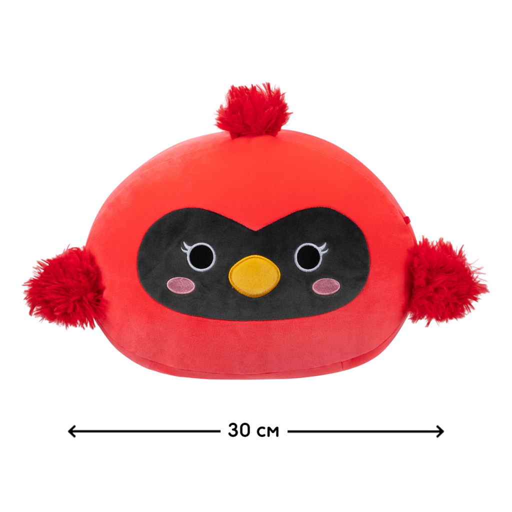 М'яка іграшка Squishmallows Червоний кардинал 30 см (SQCR04194)
