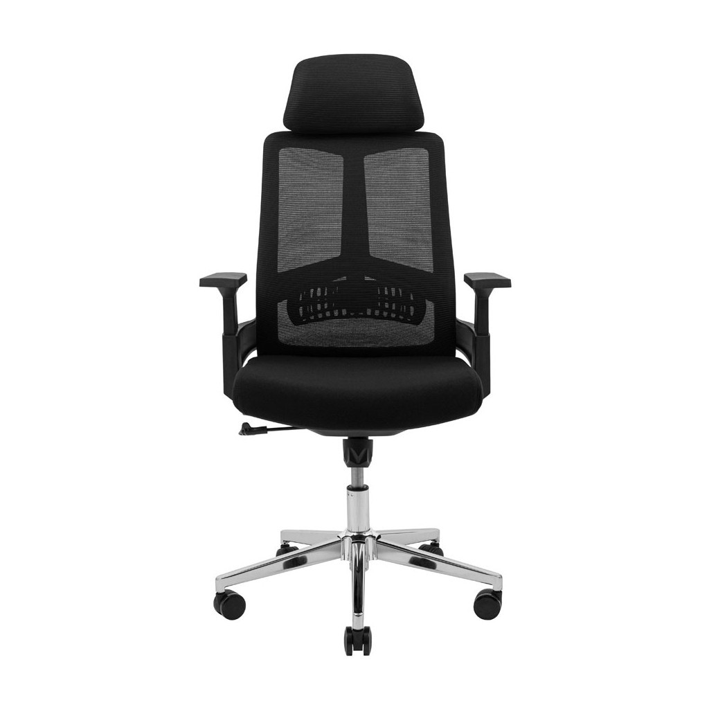 Офісне крісло Richman Токен Хром M-1 (Tilt) Сітка чорна (ADD0003212)
