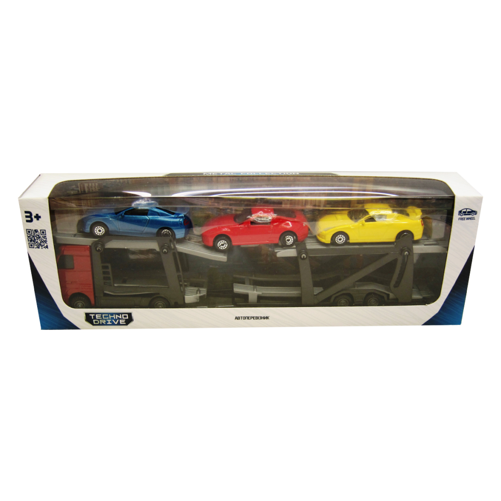 Спецтехніка TechnoDrive Автоперевізник 1:60 26 см (541756.270)