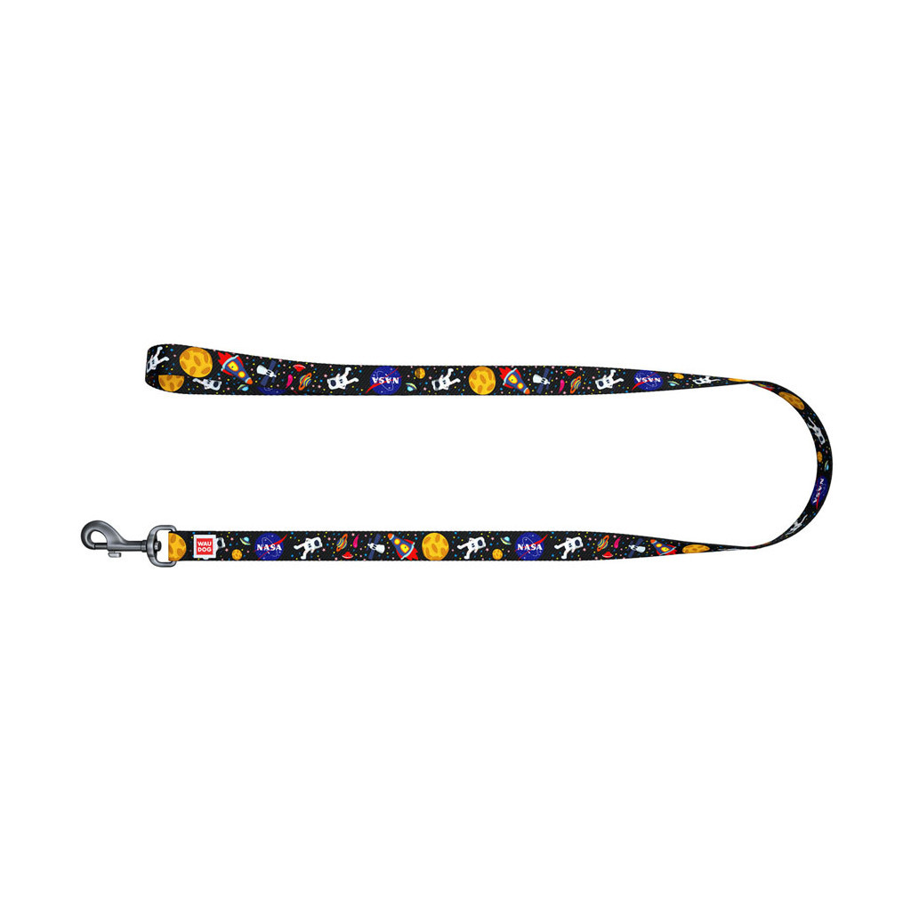 Повідець для собак WAUDOG Nylon "NASA" M 20 мм х 122 см (4914)
