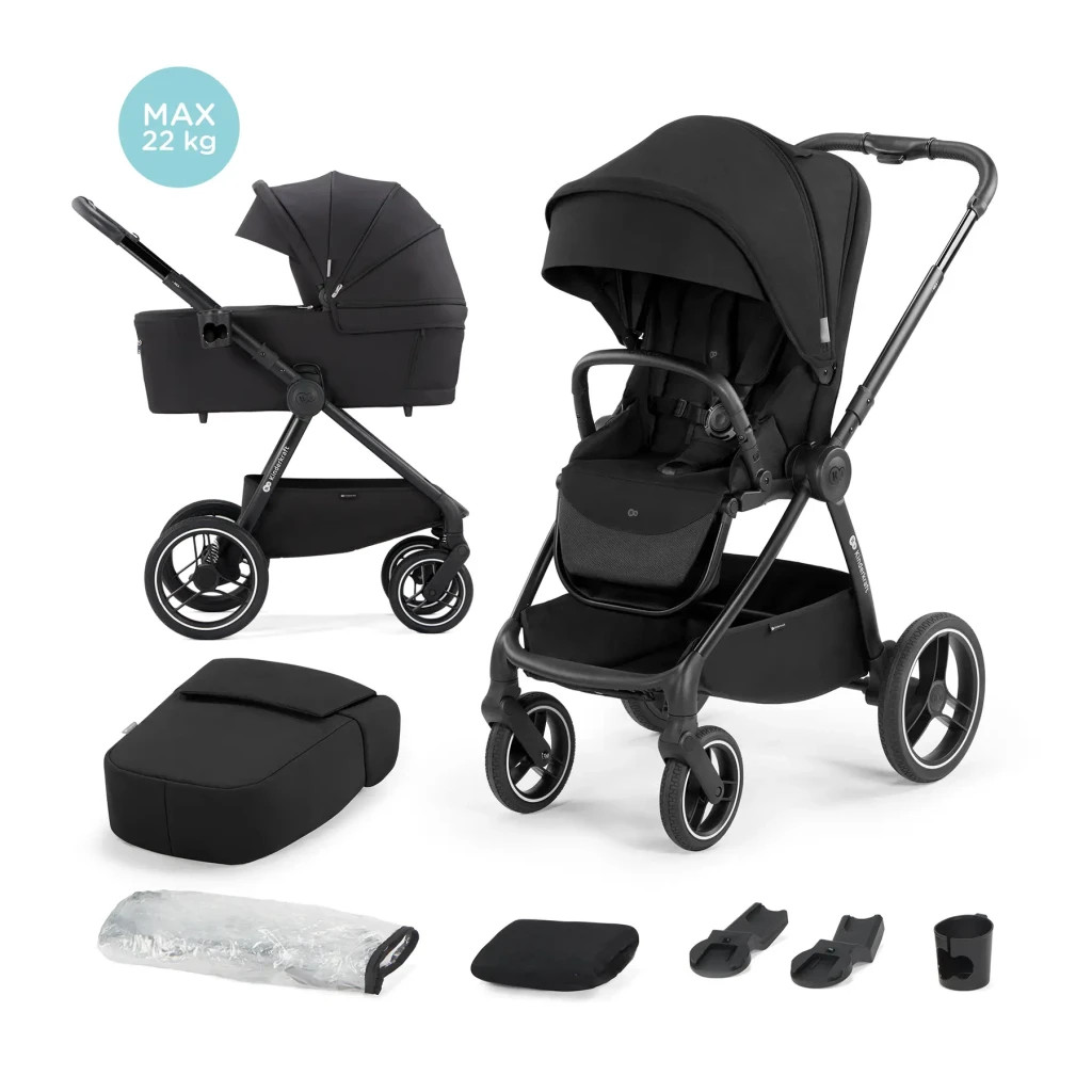 Коляска Kinderkraft 2 в 1 Nea Midnight Black (KSNEA000BLK2000) (5902533918867)